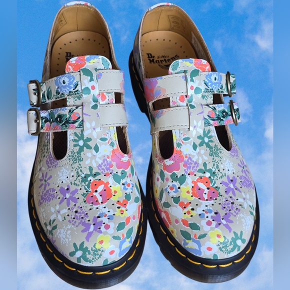 NEW Dr. Martens Floral Mary Janes Docs - Picture 13 of 13